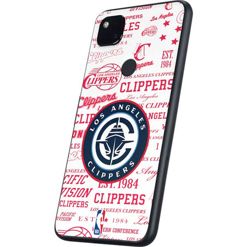 NBA Los Angeles Clippers Blast Logos Google Pixel 4a Skin